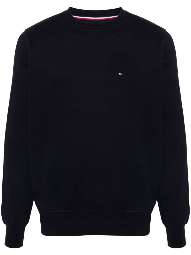 Tommy Hilfiger logo-embroidered sweatshirt - Blue von Tommy Hilfiger