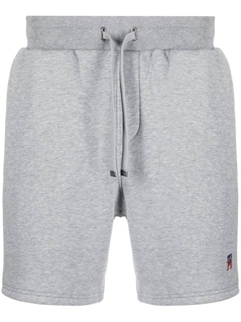 Tommy Hilfiger logo-embroidered track shorts - Grey von Tommy Hilfiger