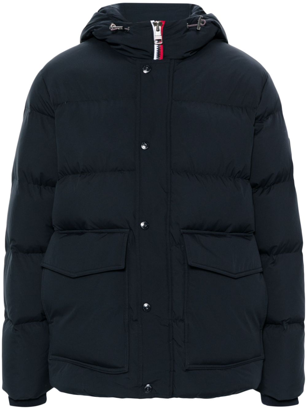 Tommy Hilfiger logo-patch padded jacket - Blue von Tommy Hilfiger