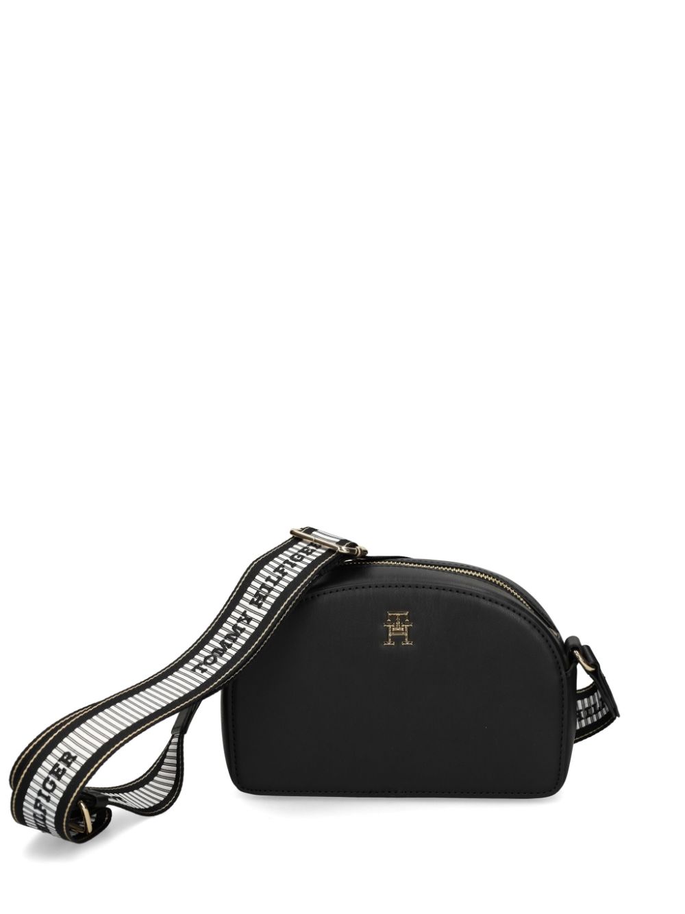 Tommy Hilfiger logo-plaque crossbody bag - Black von Tommy Hilfiger