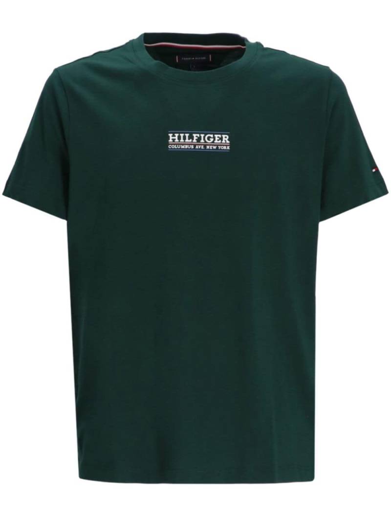 Tommy Hilfiger logo-print T-shirt - Green von Tommy Hilfiger