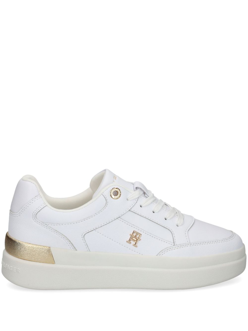 Tommy Hilfiger logo sneakers - White von Tommy Hilfiger