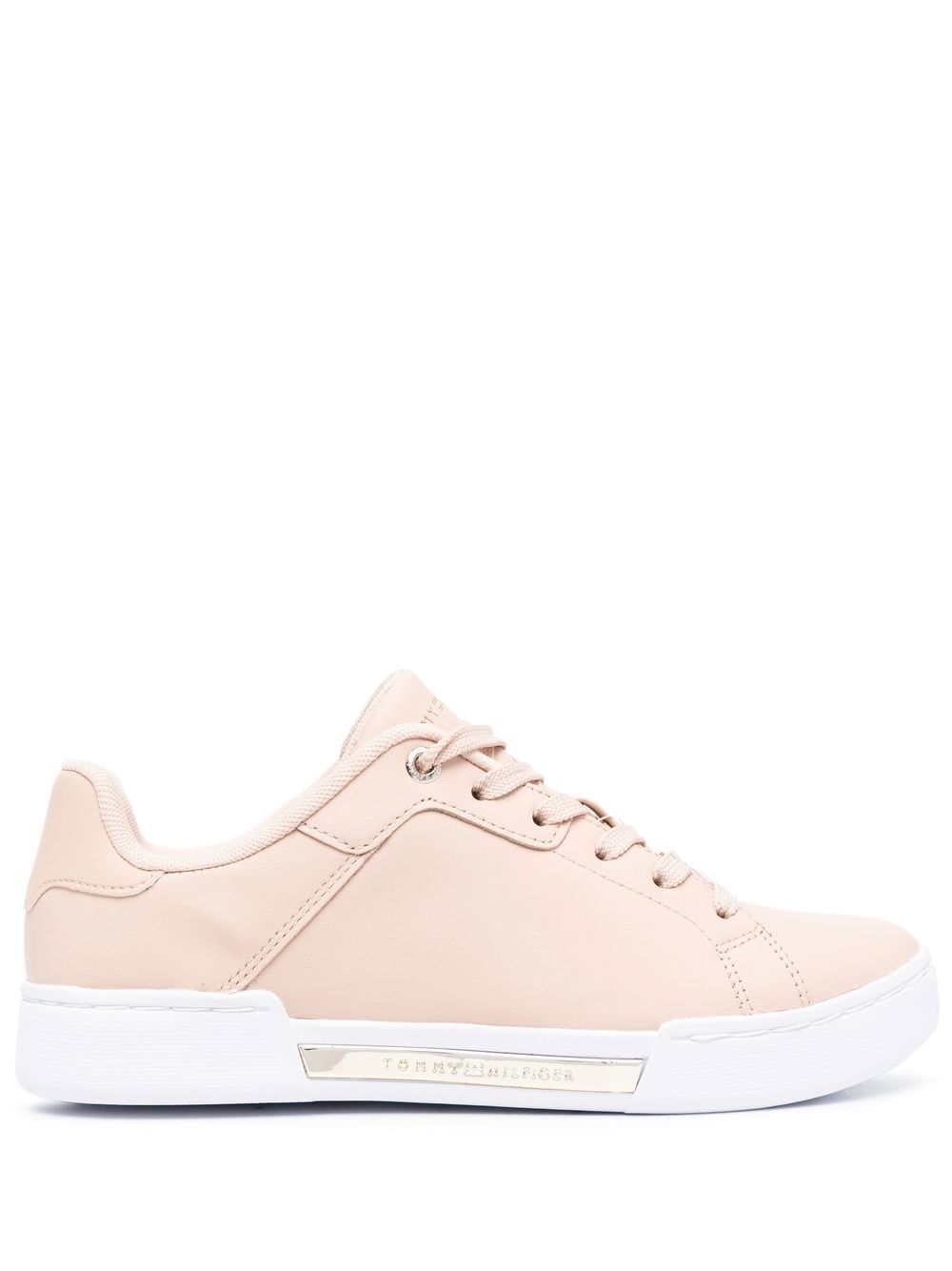 Tommy Hilfiger low-top monogram charm sneakers - Pink von Tommy Hilfiger