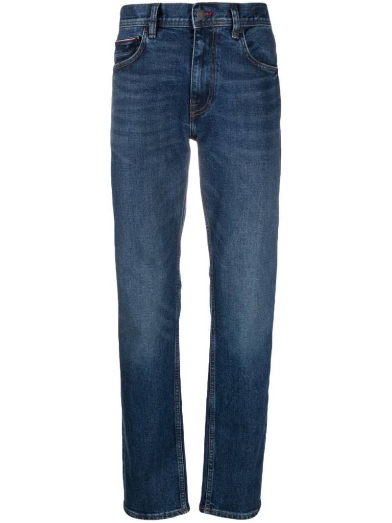 Tommy Hilfiger mid-rise straight-leg jeans - Blue von Tommy Hilfiger