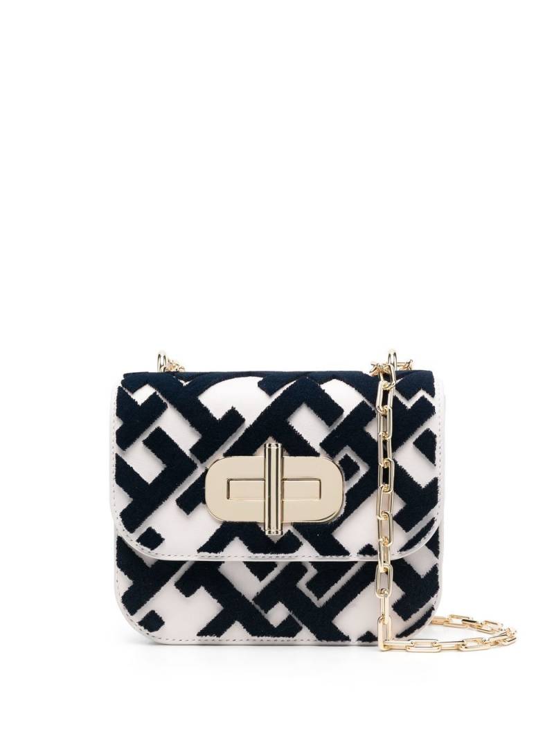 Tommy Hilfiger monogram-pattern crossbody bag - Neutrals von Tommy Hilfiger