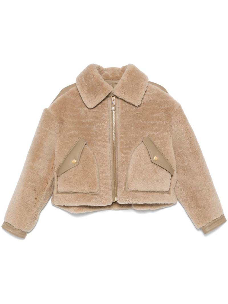 Tommy Hilfiger shearling jacket - Neutrals von Tommy Hilfiger