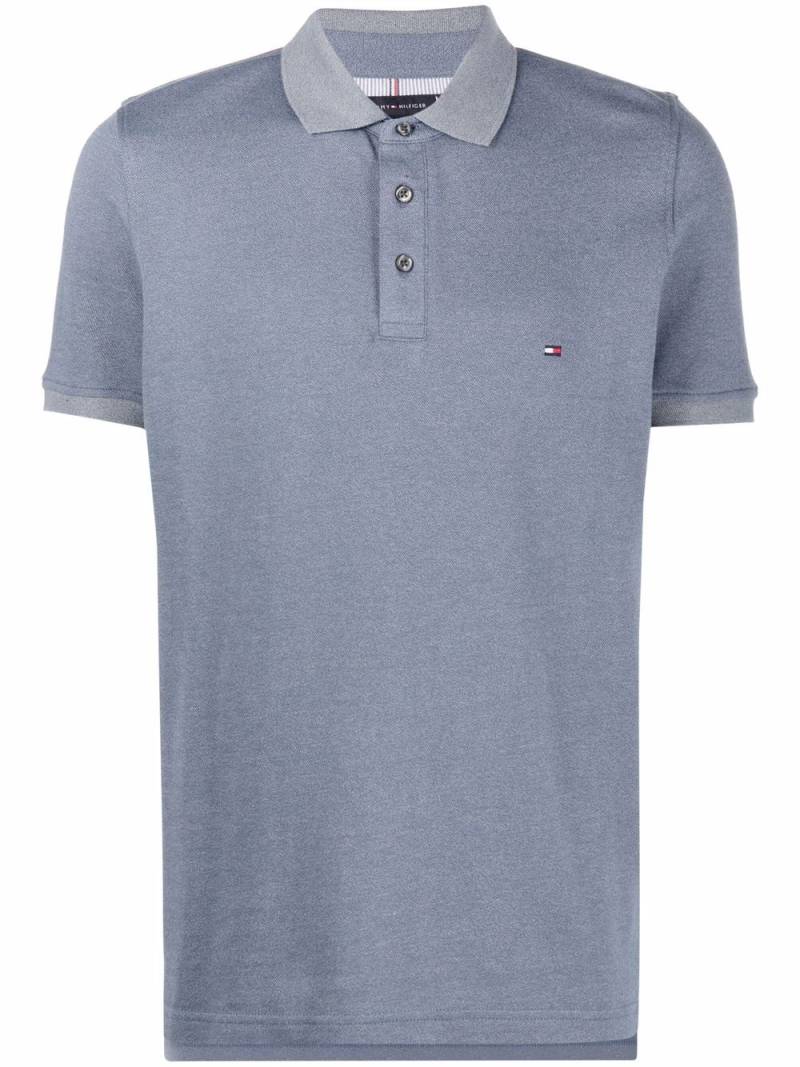 Tommy Hilfiger short-sleeve polo shirt - Blue von Tommy Hilfiger