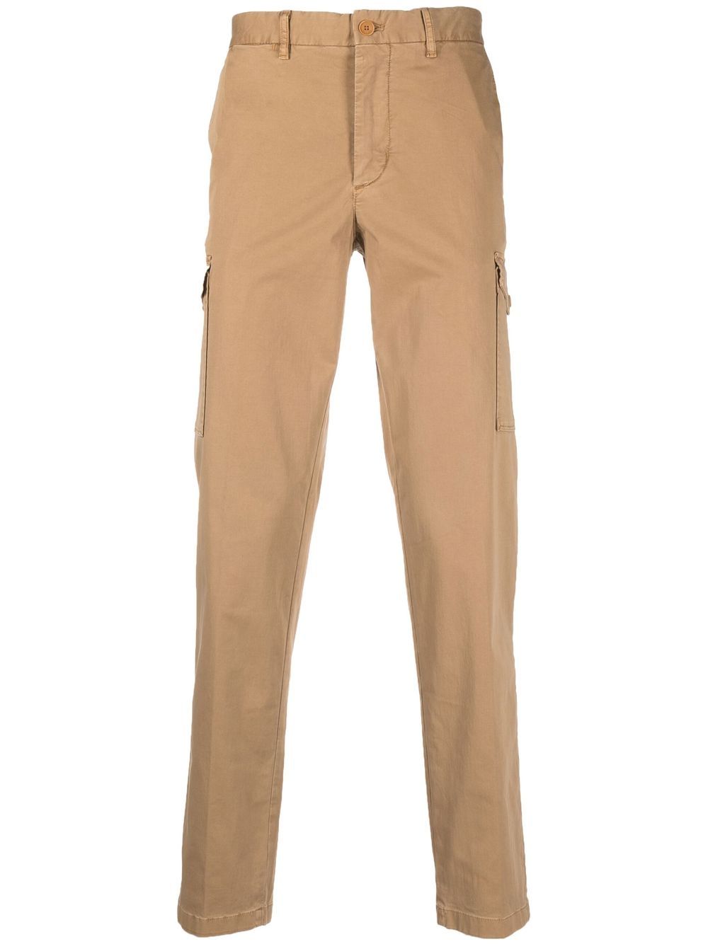 Tommy Hilfiger straight-leg pocket trousers - Neutrals von Tommy Hilfiger