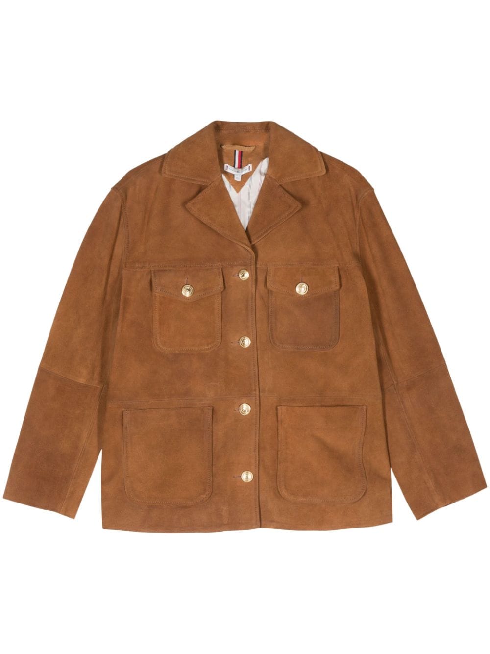 Tommy Hilfiger suede jacket - Brown von Tommy Hilfiger