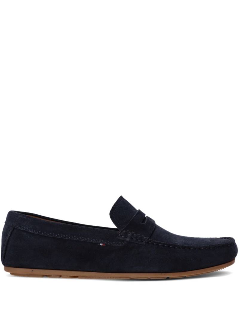 Tommy Hilfiger suede penny loafers - Blue von Tommy Hilfiger