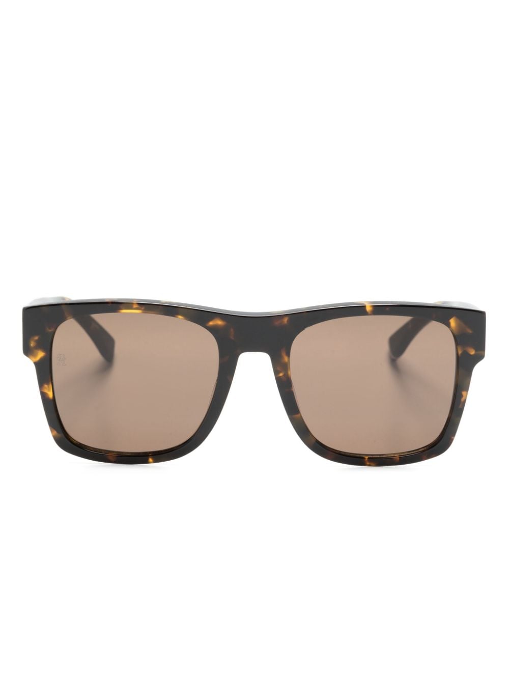 Tommy Hilfiger tortoiseshell square-frame sunglasses - Brown von Tommy Hilfiger