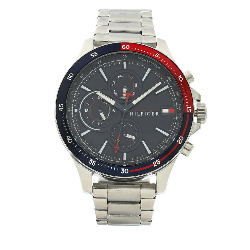 Uhr Tommy Hilfiger Bank 1791718 Silberfarben von Tommy Hilfiger