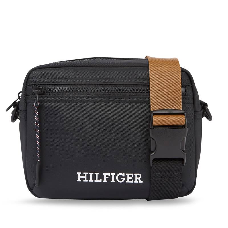 Umhängetasche Tommy Hilfiger Th Monotype Ew Reporter AM0AM11546 Schwarz von Tommy Hilfiger