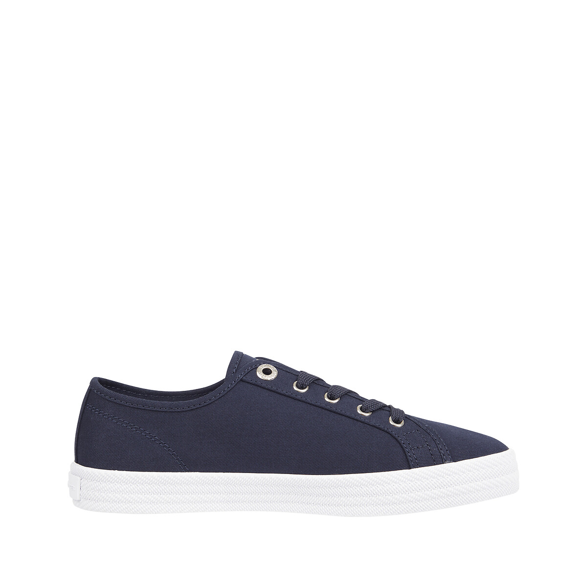 Vulkanisierte Canvas-Sneakers von Tommy Hilfiger