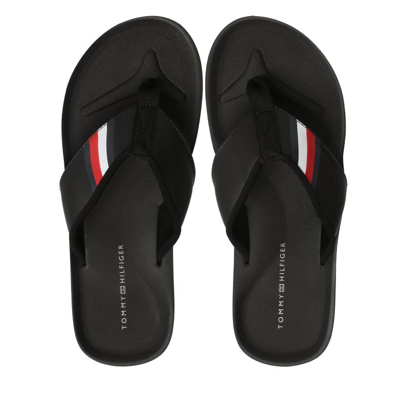 Zehentrenner Tommy Hilfiger Comfortable Padded Beach Sandal FM0FM04473 Schwarz von Tommy Hilfiger