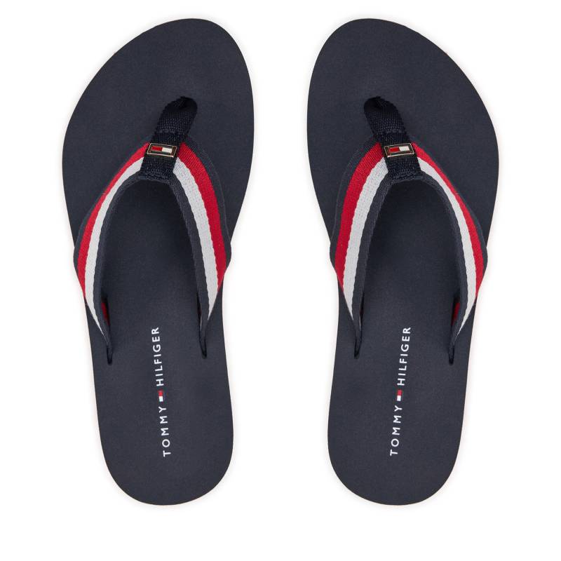 Zehentrenner Tommy Hilfiger Corporate Beach Sandal FW0FW07986 Bunt von Tommy Hilfiger