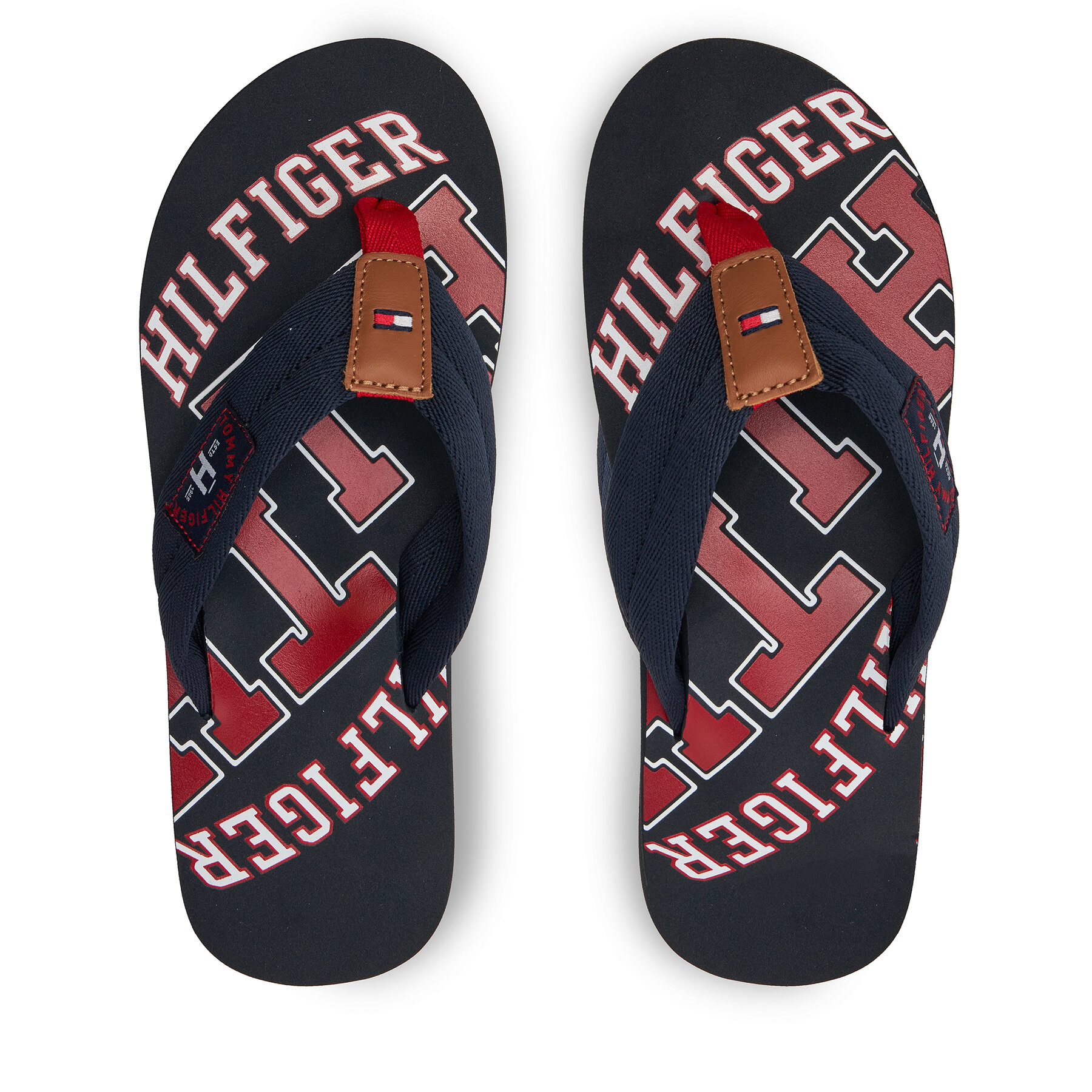 Zehentrenner Tommy Hilfiger Essential Th Beach Sandal FM0FM01369 Dunkelblau von Tommy Hilfiger