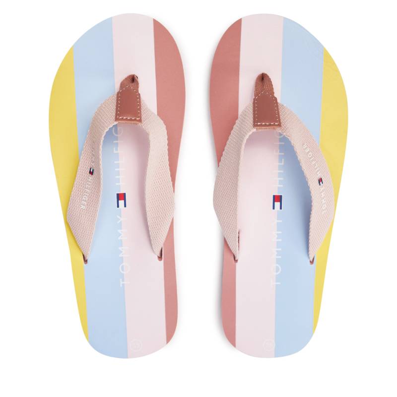 Zehentrenner Tommy Hilfiger Flip Flop T3A8-33293-0058 S Bunt von Tommy Hilfiger