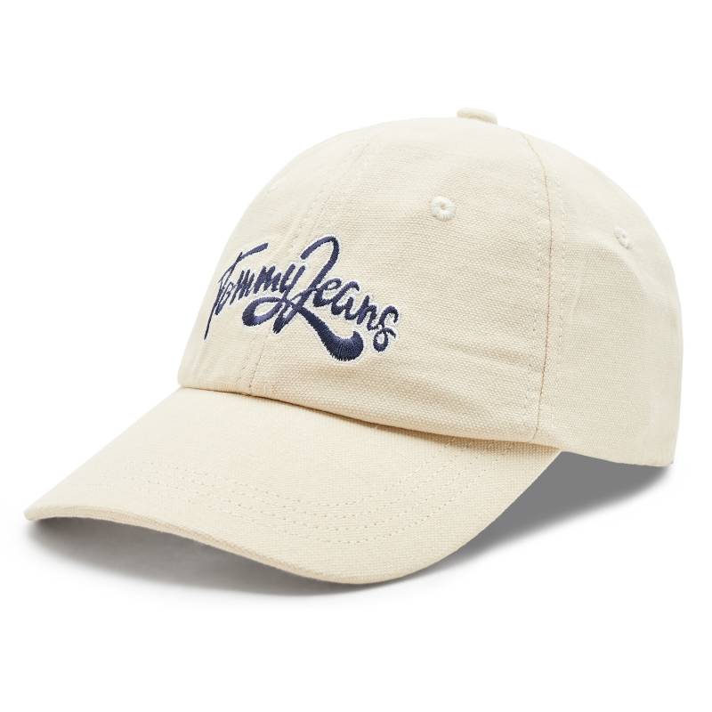 Cap Tommy Jeans Canvas Summer AW0AW14606 Écru von Tommy Jeans