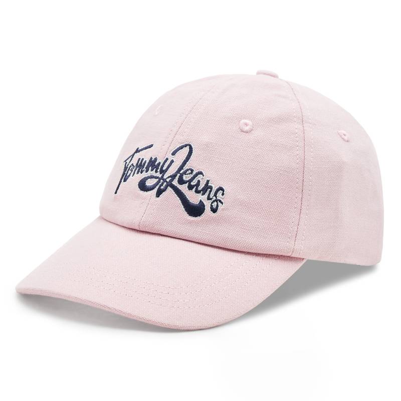 Cap Tommy Jeans Canvas Summer AW0AW14606 Rosa von Tommy Jeans