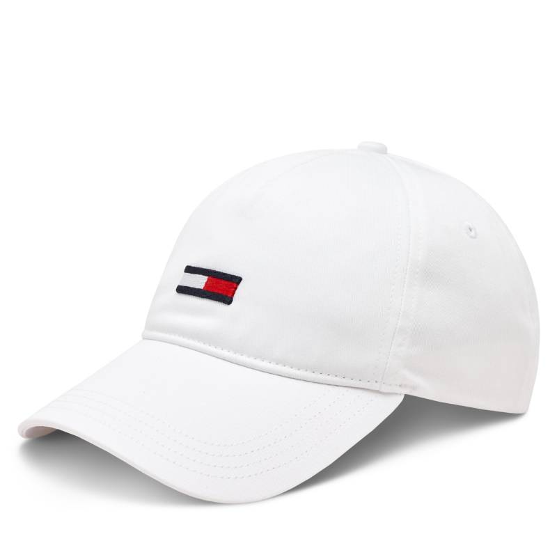 Cap Tommy Jeans Elongated AW0AW15842 Weiß von Tommy Jeans