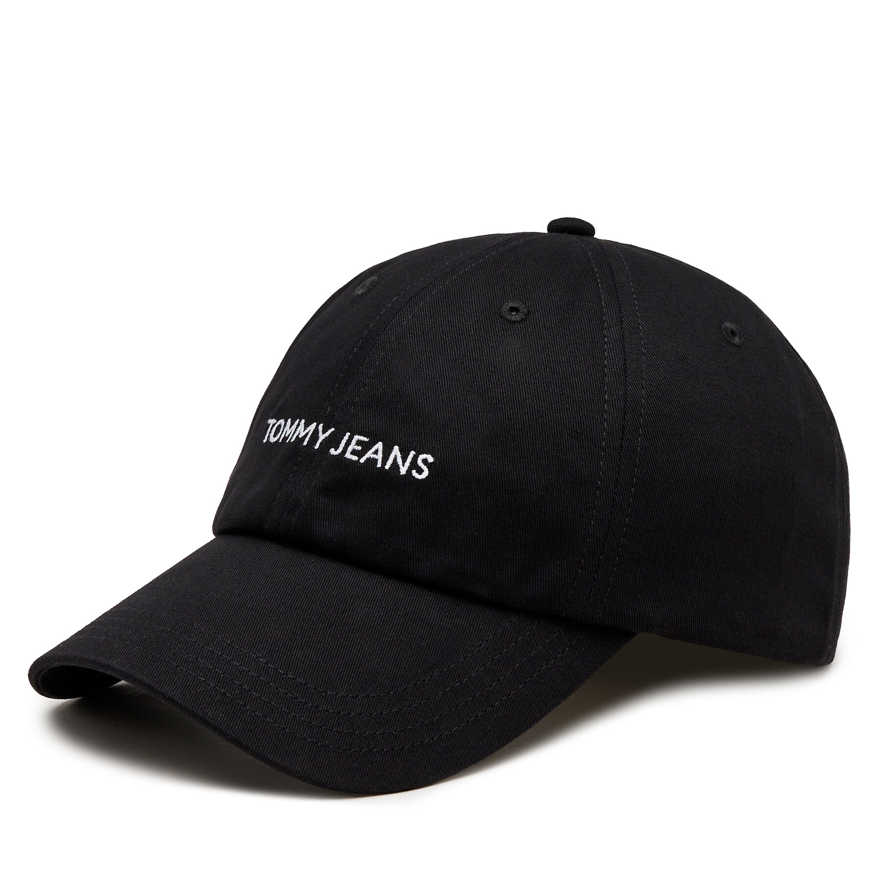 Cap Tommy Jeans Linear Logo AW0AW15845 Schwarz von Tommy Jeans