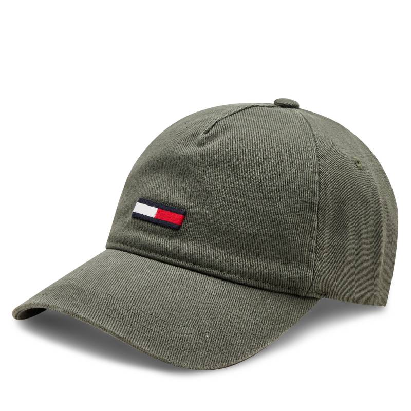 Cap Tommy Jeans Tjm Elongated Flag Denim Cap AM0AM12427 Grün von Tommy Jeans