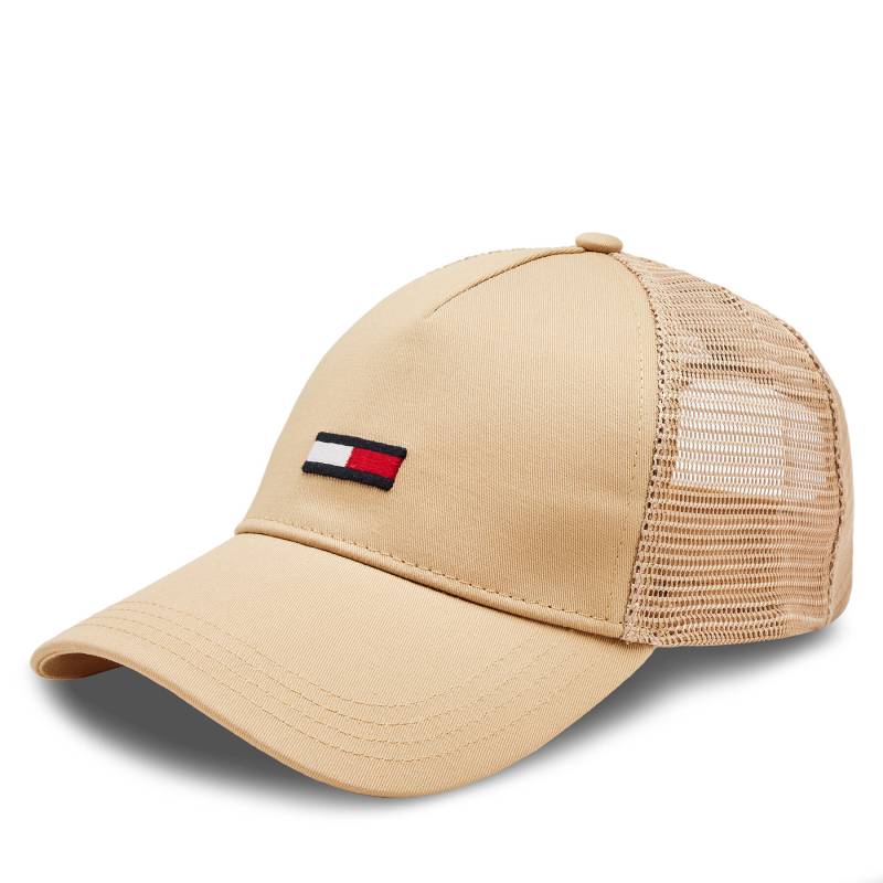 Cap Tommy Jeans Tjm Elongated Flag Trucker Cap AM0AM12425 Beige von Tommy Jeans