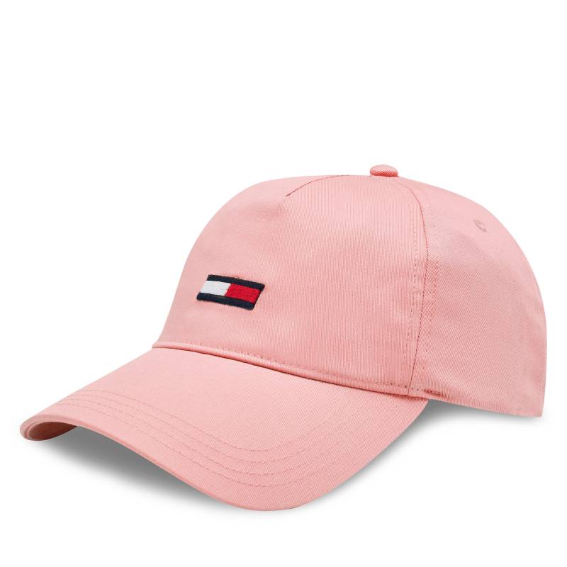 Cap Tommy Jeans Tjw Elongated Flag 5 Panels Cap AW0AW15842 Rosa von Tommy Jeans