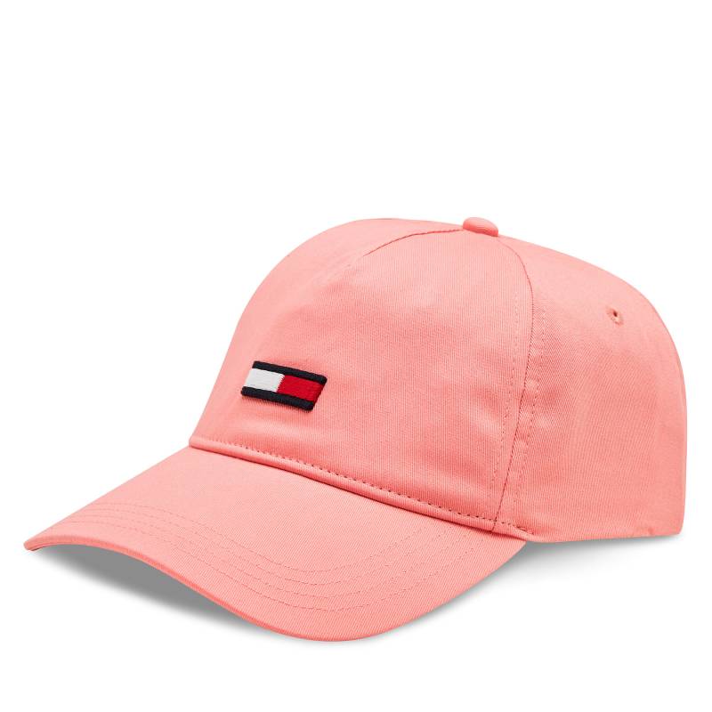 Cap Tommy Jeans Tjw Elongated Flag Cap AW0AW15842 Rosa von Tommy Jeans