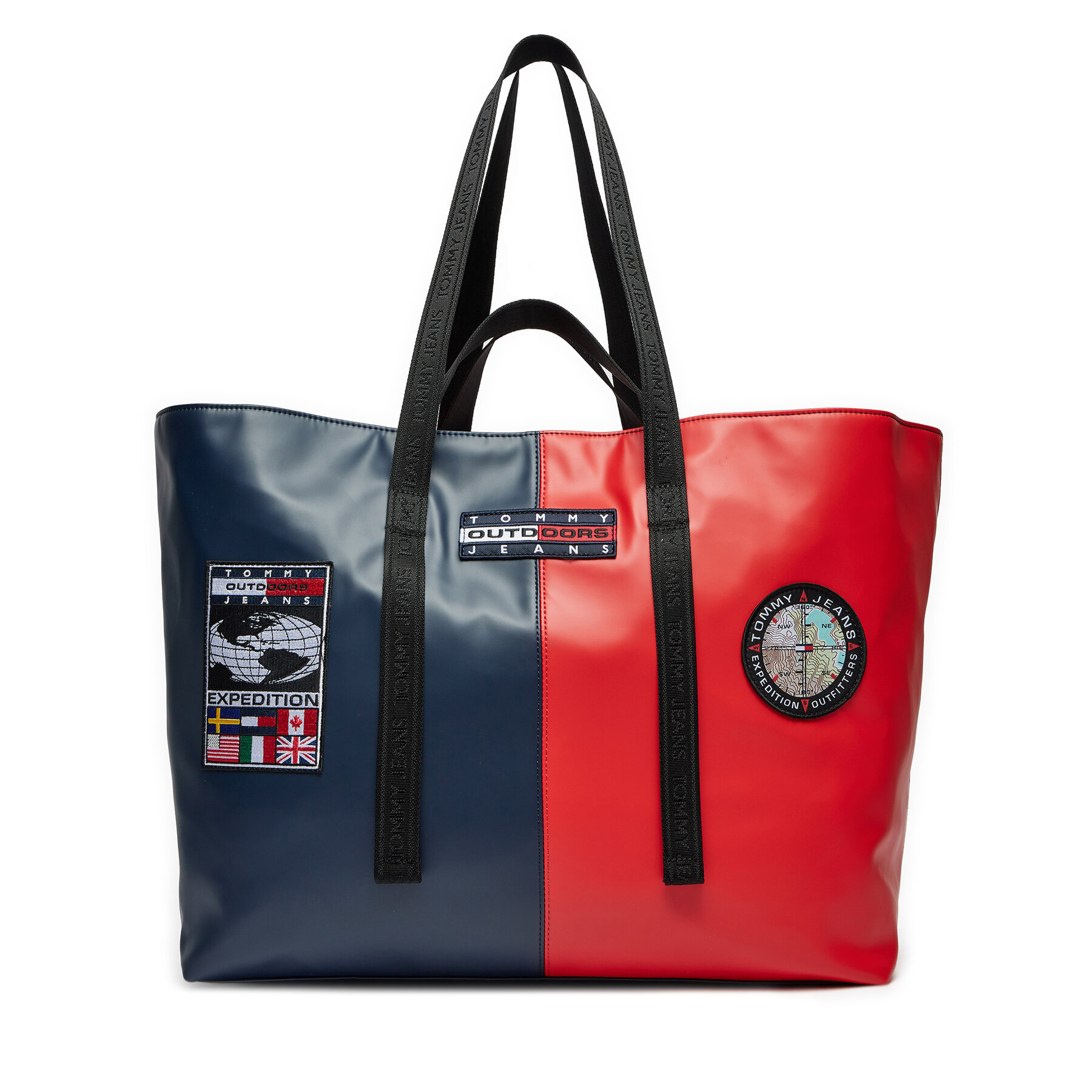 Handtasche Tommy Jeans Tjw Archive Tote AW0AW16280 Dunkelblau von Tommy Jeans