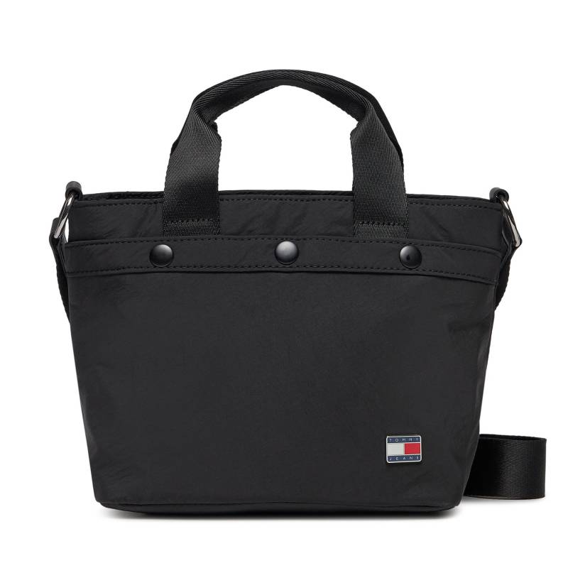 Handtasche Tommy Jeans Tjw Girlhood Small Tote AW0AW15821 Schwarz von Tommy Jeans