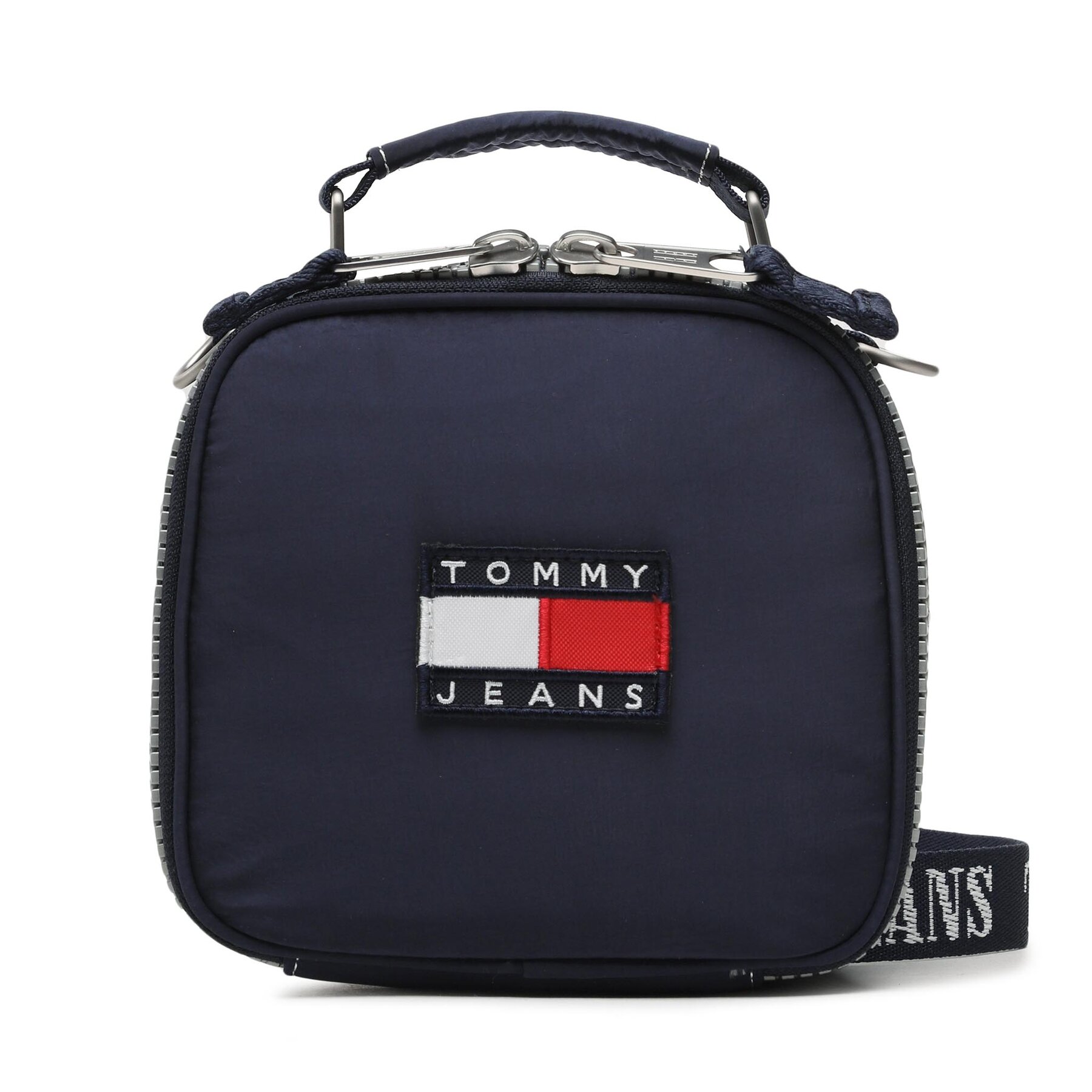 Handtasche Tommy Jeans Tjw Heritage Crossover AW0AW14957 Dunkelblau von Tommy Jeans