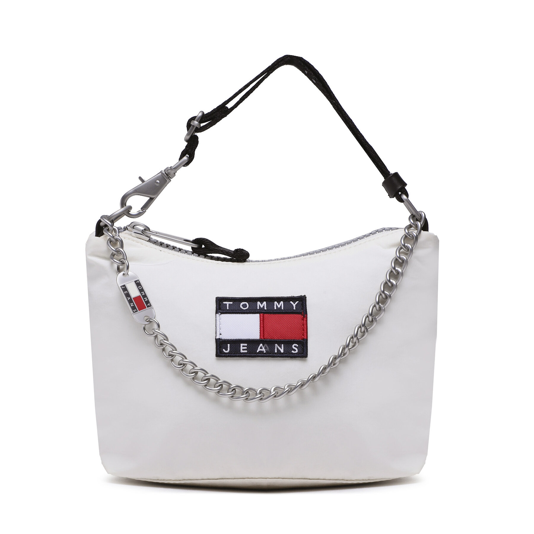 Handtasche Tommy Jeans Tjw Heritage Shoulder Bag AW0AW14112 Grau von Tommy Jeans