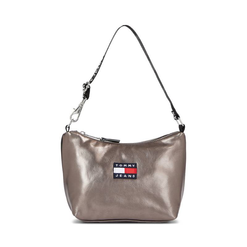 Handtasche Tommy Jeans Tjw Heritage Shoulder Bag Metal AW0AW15436 Grau von Tommy Jeans