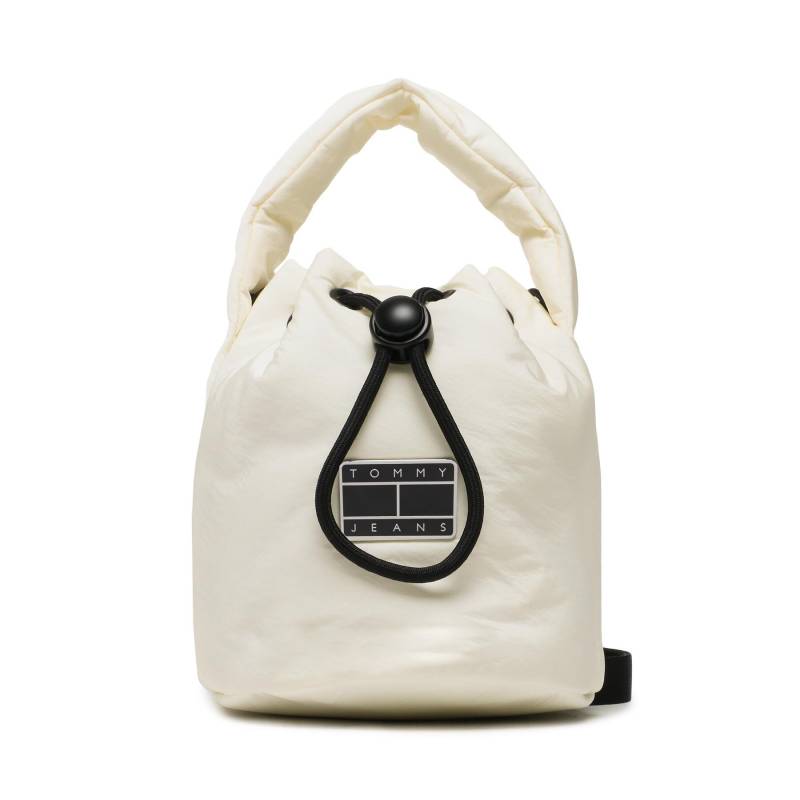 Handtasche Tommy Jeans Tjw Hype Conscious Bucket Bag AW0AW14142 Écru von Tommy Jeans