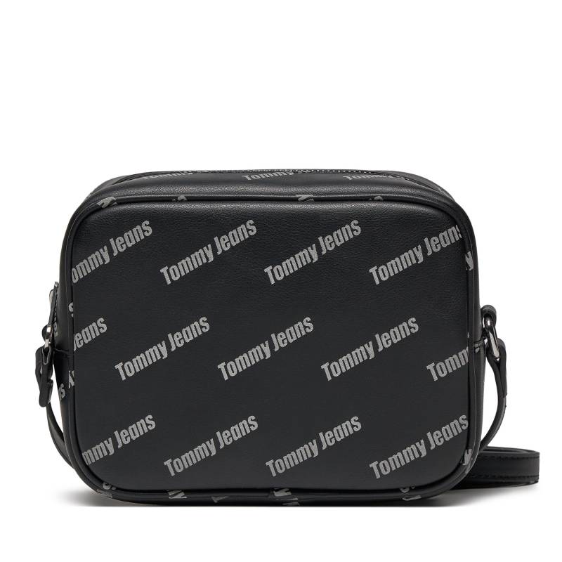 Handtasche Tommy Jeans Tjw Must Camera Bag Aov Print AW0AW15645 Schwarz von Tommy Jeans