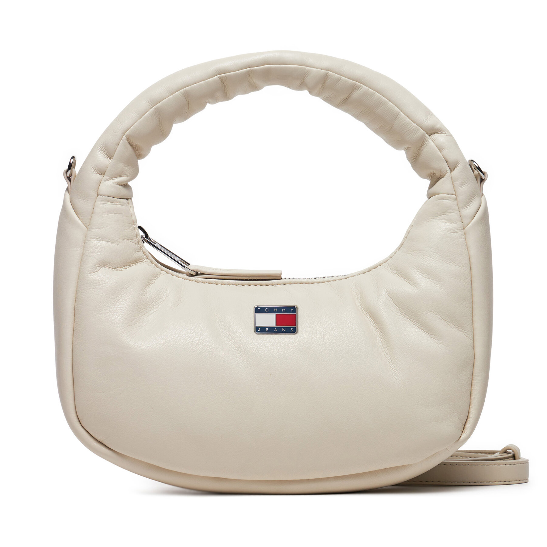 Handtasche Tommy Jeans Tjw Pillow Mini Hobo AW0AW16976 Beige von Tommy Jeans