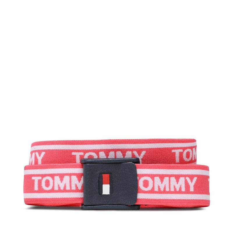 Kindergürtel Tommy Jeans Webbing Belt AU0AU01627 Rosa von Tommy Jeans