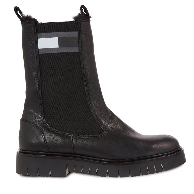 Klassische Stiefeletten Tommy Jeans Tjw Warmlined Chelsea Boot EN0EN02313 Schwarz von Tommy Jeans