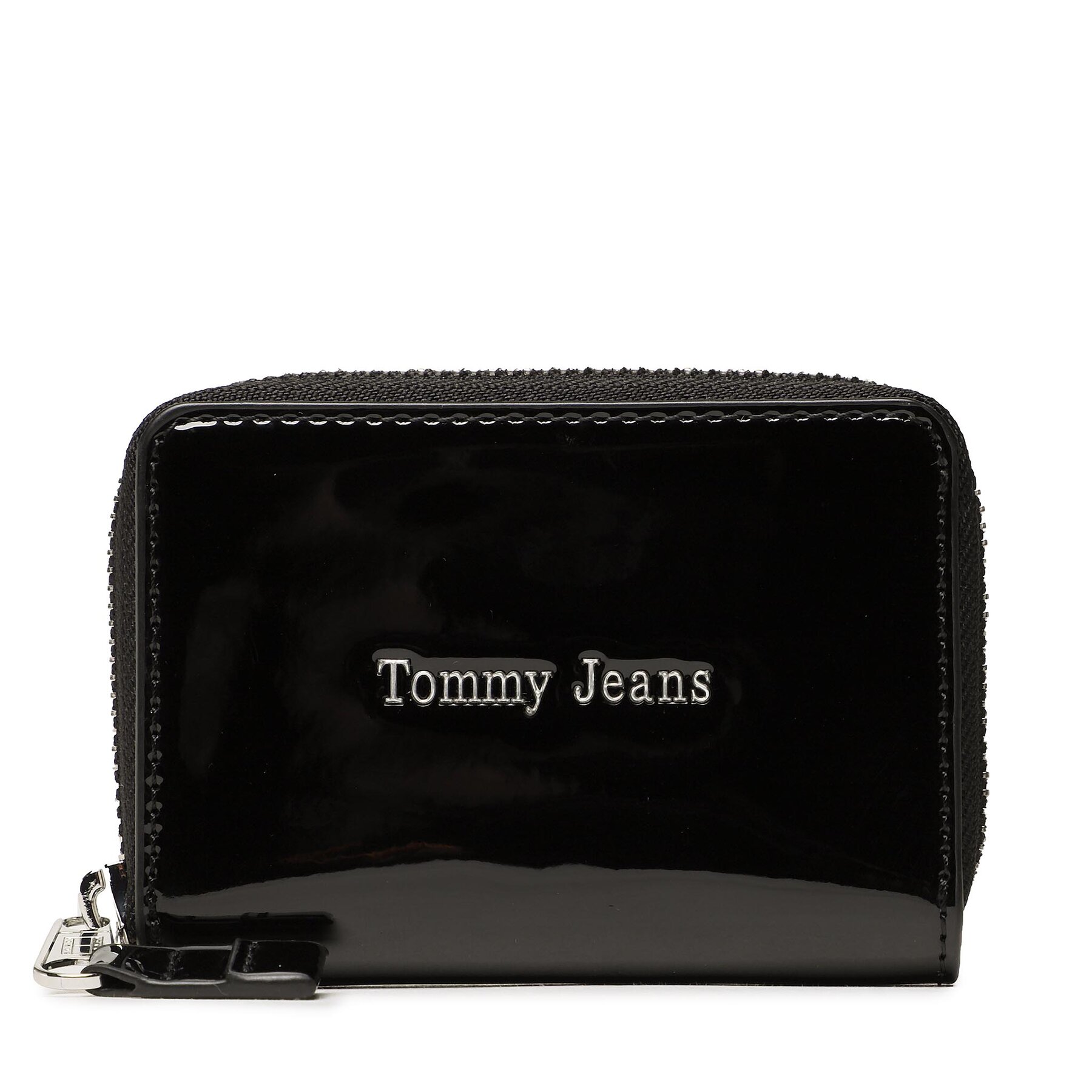 Kleine Damen Geldbörse Tommy Jeans Tjw Must Small Za Patent AW0AW14974 Schwarz von Tommy Jeans