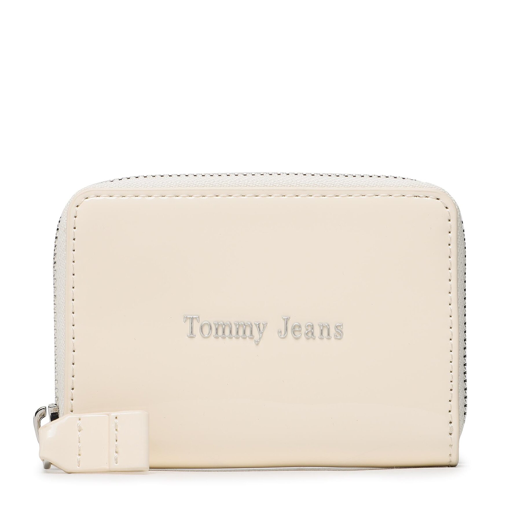 Kleine Damen Geldbörse Tommy Jeans Tjw Must Small Za Patent Écru von Tommy Jeans