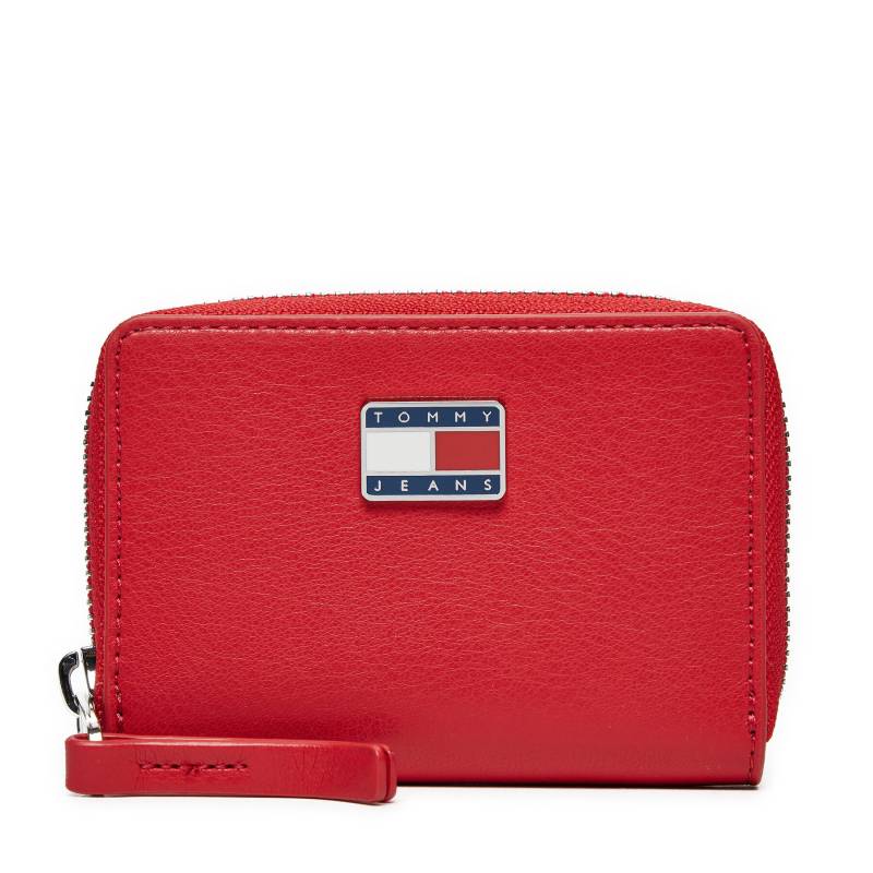 Kleine Damen Geldbörse Tommy Jeans Tjw Pillow Small Za AW0AW16974 Rot von Tommy Jeans