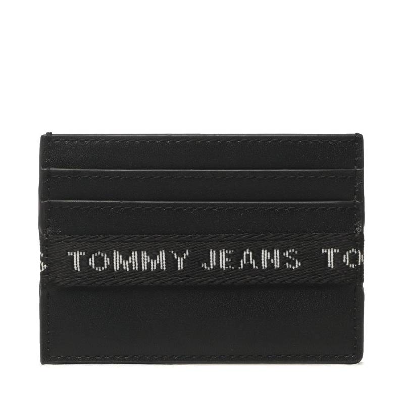 Kreditkartenetui Tommy Jeans Tjm Essential Leather Cc Holder AM0AM11219 Schwarz von Tommy Jeans