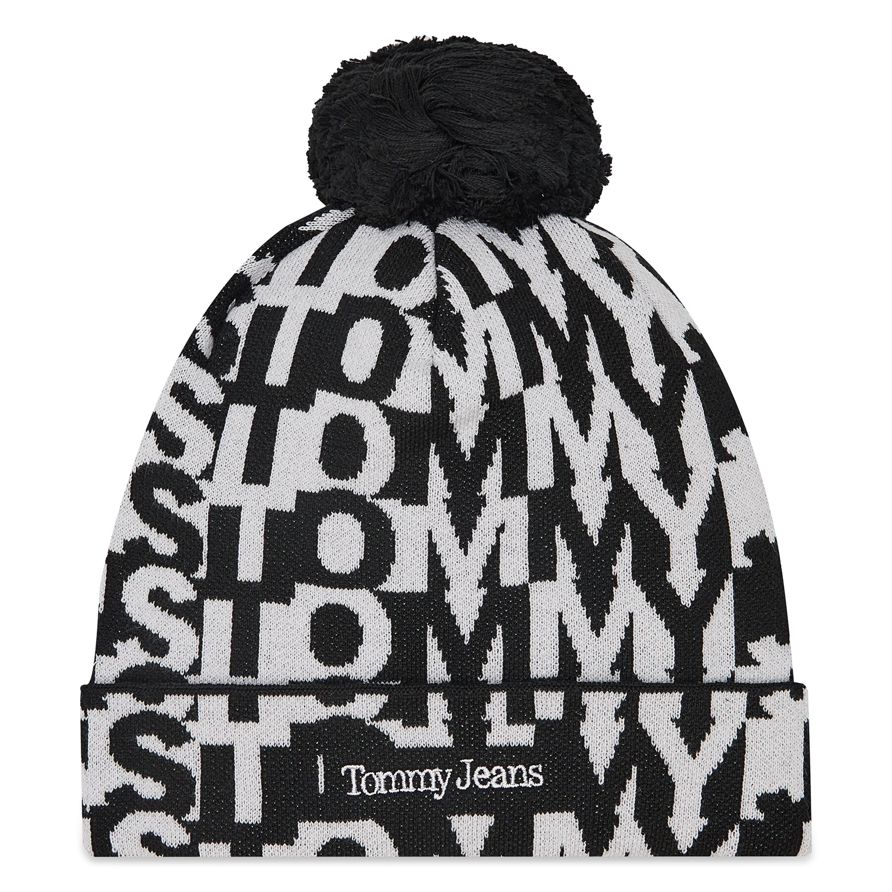 Mütze Tommy Jeans For You AW0AW14081 Schwarz von Tommy Jeans