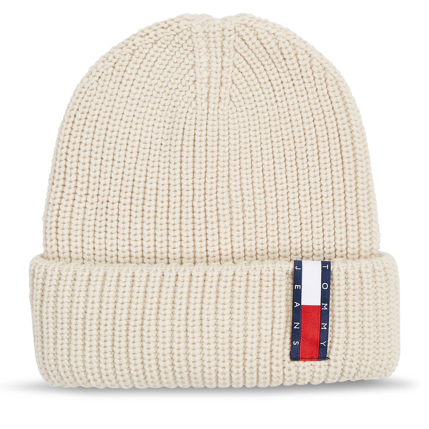 Mütze Tommy Jeans Im Tju Unisex Beanie AU0AU01808 Beige von Tommy Jeans