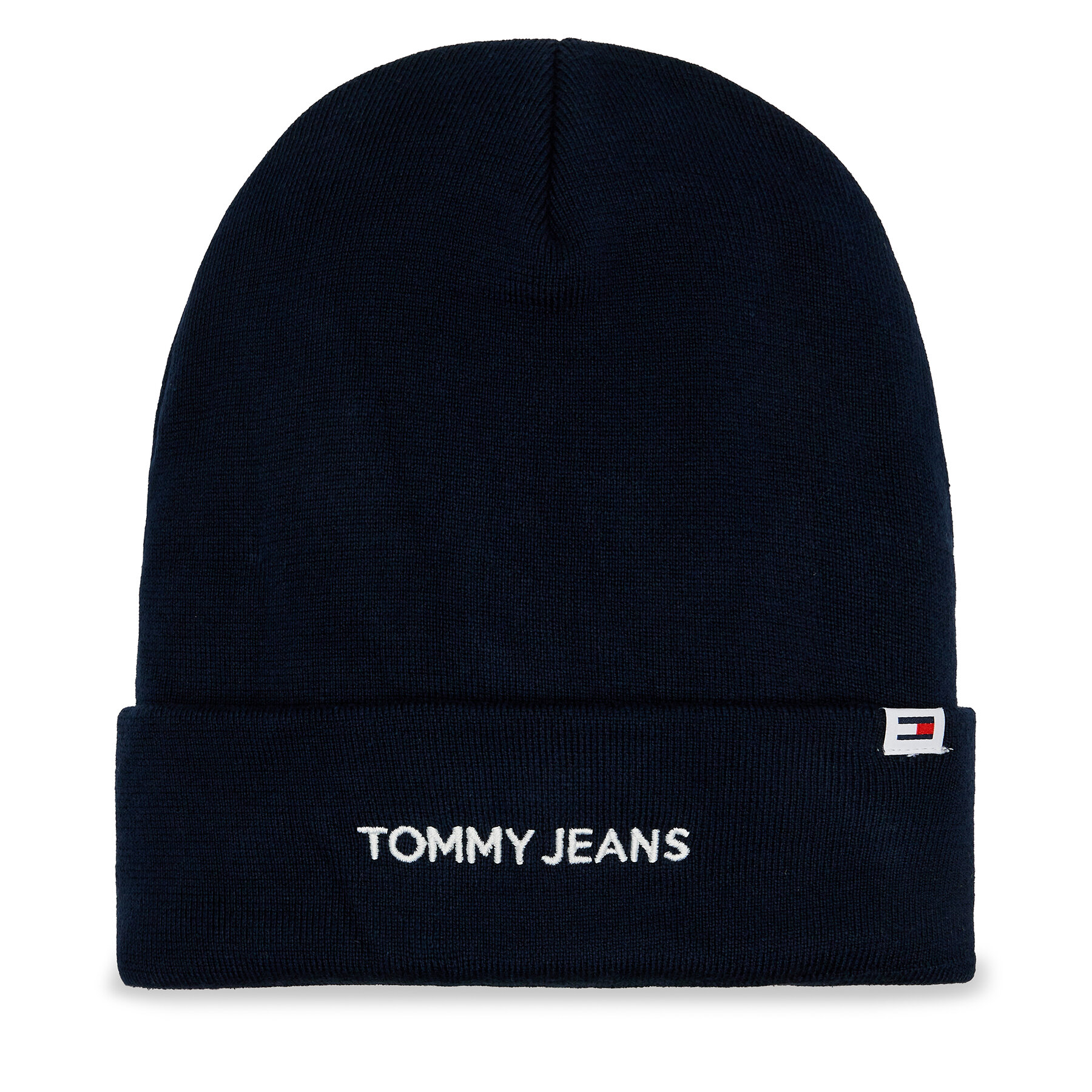 Mütze Tommy Jeans Linear Logo AM0AM12025 Dunkelblau von Tommy Jeans