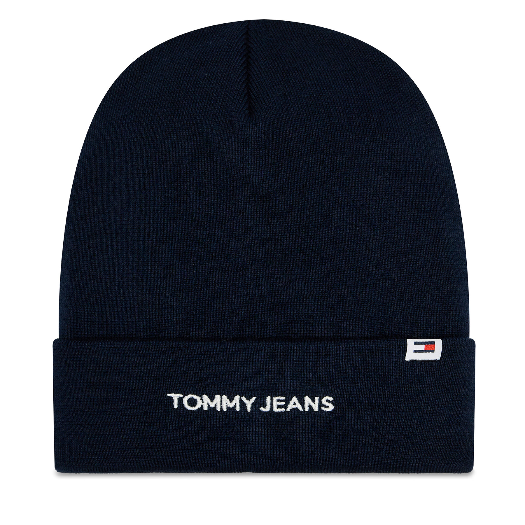 Mütze Tommy Jeans Linear Logo AW0AW15843 Dunkelblau von Tommy Jeans