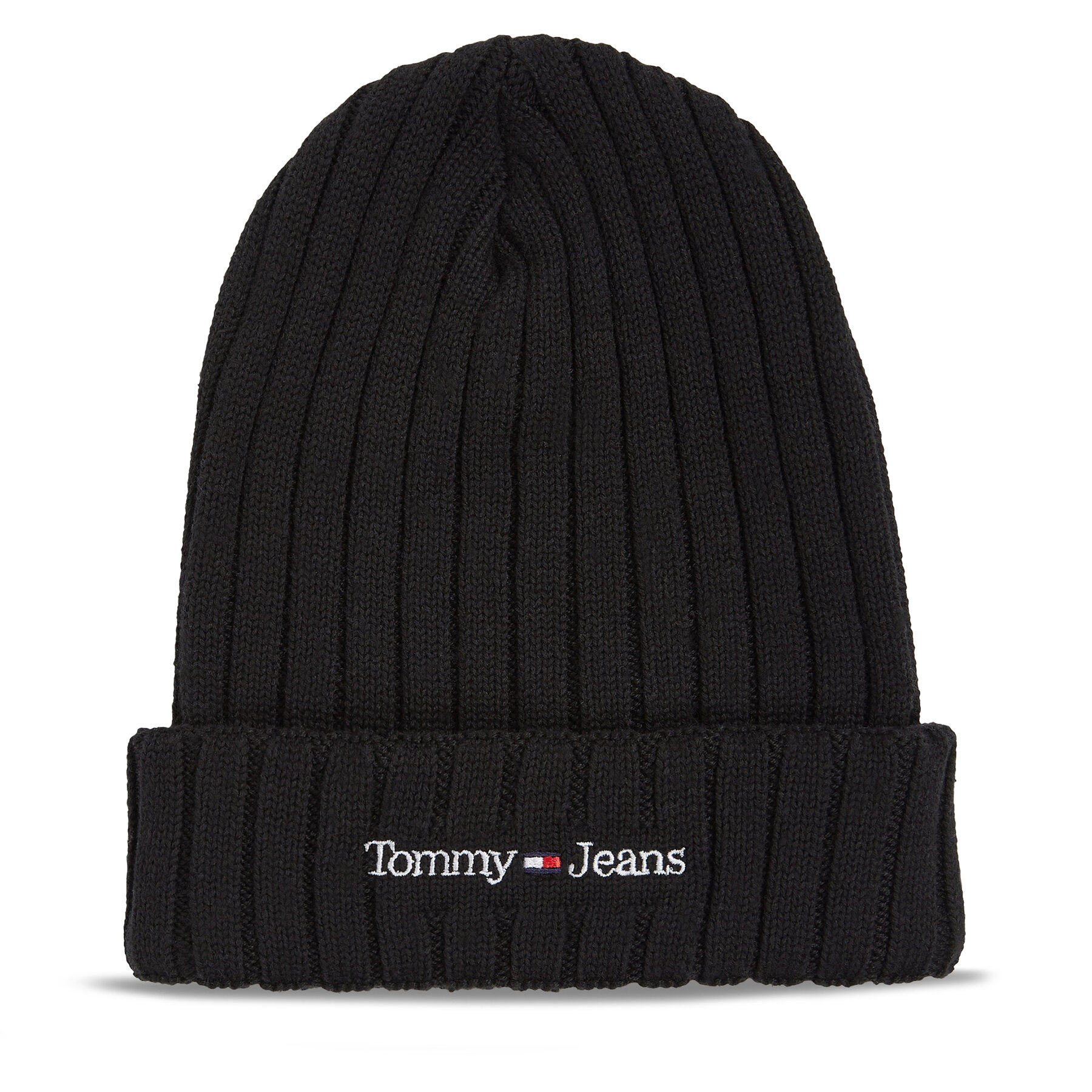 Mütze Tommy Jeans Tjm Sport Elevated Long Beanie AM0AM11678 Schwarz von Tommy Jeans