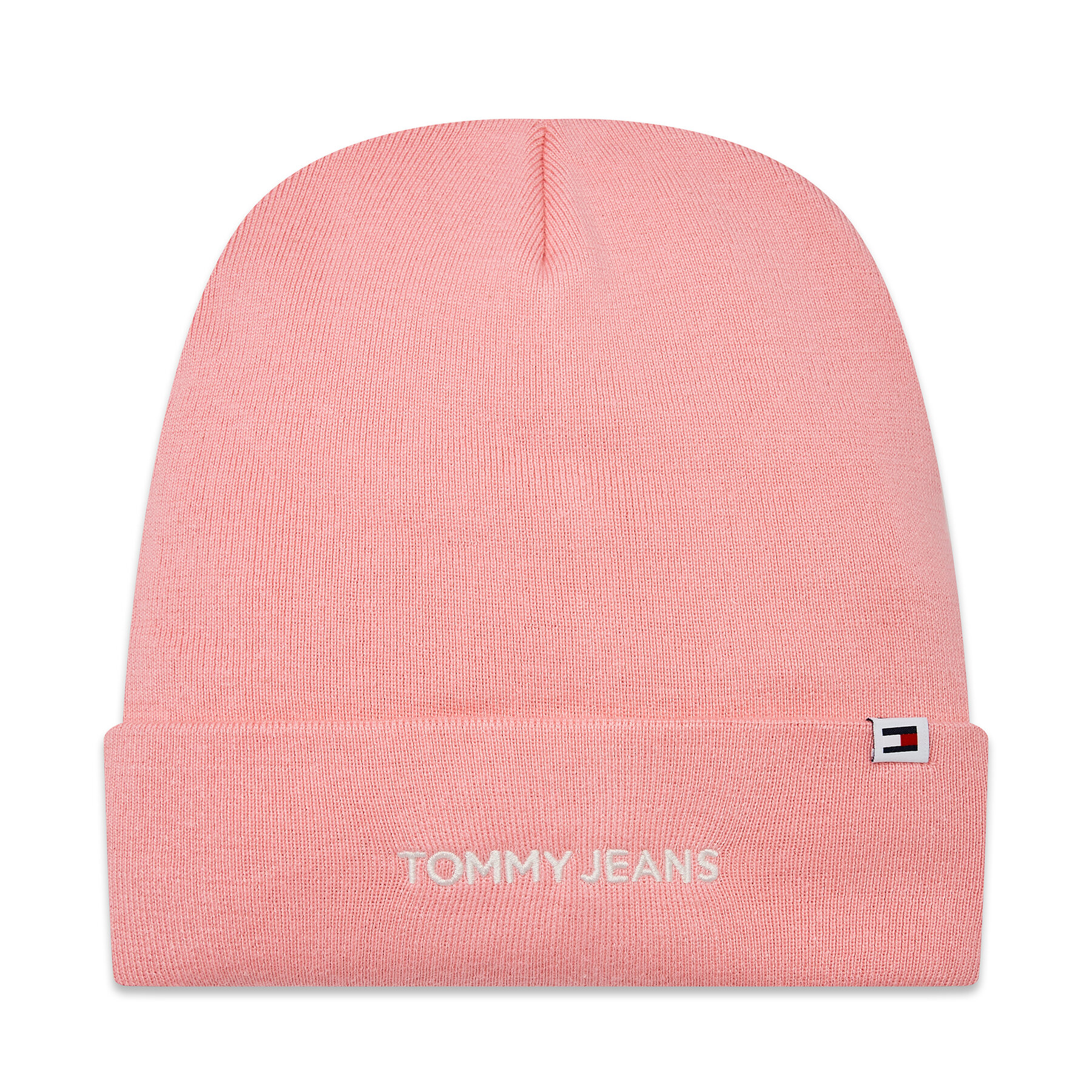 Mütze Tommy Jeans Tjw Linear Logo Beanie AW0AW15843 Rosa von Tommy Jeans